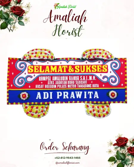 Papan Bunga Ucapan Selamat Sri Agung